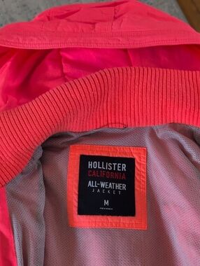 Hollister Neon Pink All-Weather Jacket